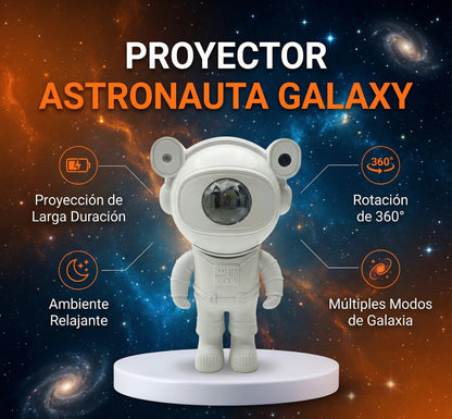 Lámpara Astronauta Proyector de Estrellas | Crea noches mágicas 🌌🚀