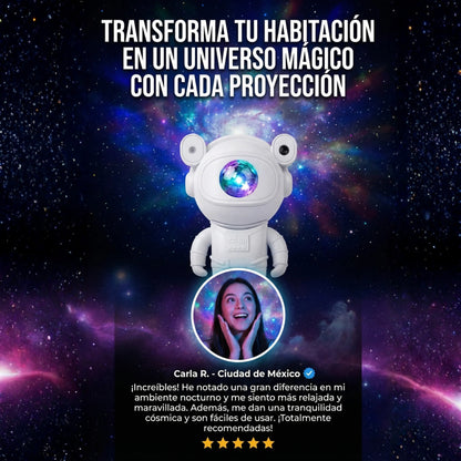 Lámpara Astronauta Proyector de Estrellas | Crea noches mágicas 🌌🚀
